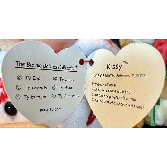 ty Beanie Babies lot of 4 Bears Valentine's Day Love Romantic Gift READ - Picture 7 of 8